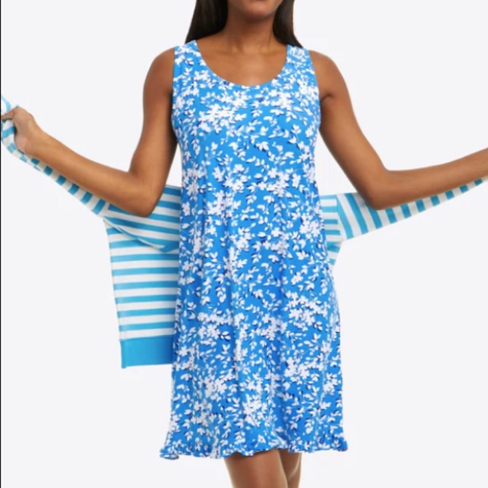 Draper James Ruffled Floral Super Soft Everyday Dress - Size S/M